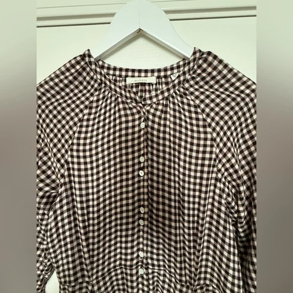 Dôen MADELAINE DRESS- IN DELPHINE PLAID - Picture 5 of 9